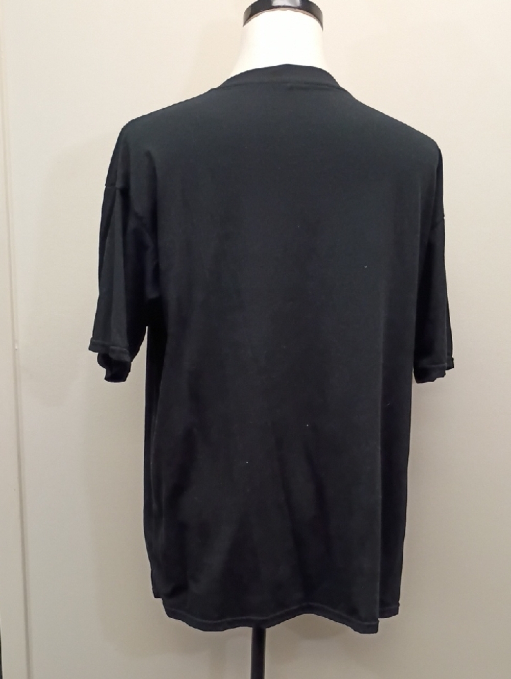 Pod USA Black Graphic Tee Pop Art Face Print Short Sleeve Size 2XL - Picture 3 of 9